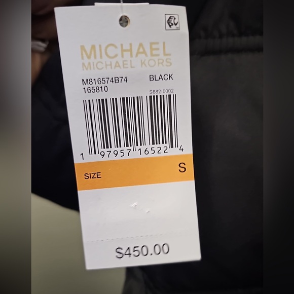 Michael Kors Faux-Fur Trim Hooded Maxi Puffer Coat - Picture 5 of 5